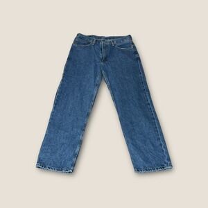 Levis Mens 550 Straight Leg‎ Relaxed Fit Blue Denim Jeans W33 L30